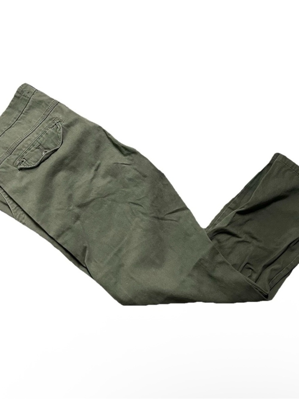 Men’s Kain D Olive Green Khaki Pants Size 34 100% Cotton